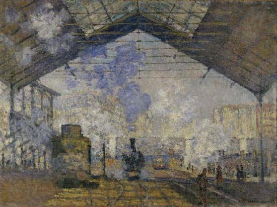 Claude Monet La Gare Saint-Lazare de Claude Monet Germany oil painting art